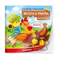 Okładka książki Wesoła Farma. Kolorowanka