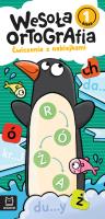 Okładka książki Wesoła ortografia. Ćwiczenia z naklejkami. Klasa 1