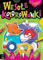 Okładka książki Wesołe kolorowanki z liskiem