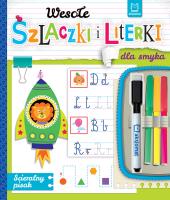 Wesołe szlaczki i literki dla smyka. Autor: Podgórska Anna. SmakLiter.pl Okładka książki Wesołe szlaczki i literki dla smyka