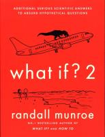What If? 2. Autor: Randall Munroe. SmakLiter.pl Okładka książki What If? 2
