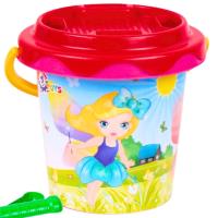 Wiaderko do piasku z sitkiem i akcesoriami. Wydawca: Technok. SmakLiter.pl Opakowanie Wiaderko do piasku z sitkiem i akcesoriami