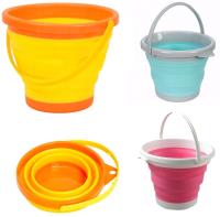 Opakowanie Wiaderko plażowe składane okrągłe 2,5l