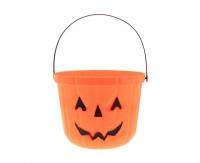 Opakowanie Wiaderko uśmiechnięta dynia 18.5x15cm