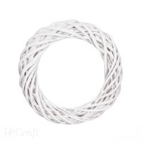 Wianek wiklinowy 25cm biały DPDN-032. Wydawca: DP CRAFT. SmakLiter.pl Opakowanie Wianek wiklinowy 25cm biały DPDN-032