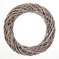 Opakowanie Wianek wiklinowy 36cm szary DPDN-031