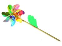 Opakowanie Wiatrak śred.18 cm drewniany trzonek