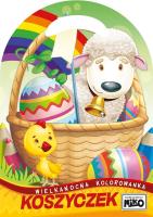 Wielkanocna kolorowanka. Koszyczek. Autor: Wydawnictwo NIKO. SmakLiter.pl Okładka książki Wielkanocna kolorowanka. Koszyczek