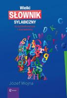 Wielki słownik sylabiczny krzyżówkowicza i szaradz. Autor: Józef Wojna. SmakLiter.pl Okładka książki Wielki słownik sylabiczny krzyżówkowicza i szaradz