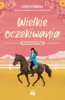 Wielkie oczekiwania. Złote konie 1. Autor: Lauren Brooke. SmakLiter.pl Okładka książki Wielkie oczekiwania. Złote konie 1