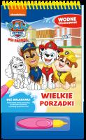 Wielkie porządki. Psi Patrol. Wodne kolorowanie. Autor: Opracowanie zbiorowe. SmakLiter.pl Okładka książki Wielkie porządki. Psi Patrol. Wodne kolorowanie