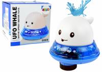 Opakowanie Wieloryb tryskający wodą biały