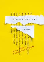 Wiersze książka + audiobook. Autor: Świetlicki Marcin. SmakLiter.pl Okładka książki Wiersze książka + audiobook