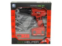 Opakowanie Wiertarka na baterie z zestawem narzędzi