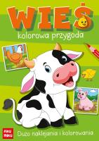 Wieś. Kolorowa przygoda. Autor: Katarzyna Maćkowiak. SmakLiter.pl Okładka książki Wieś. Kolorowa przygoda