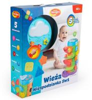Wieża Niespodzianka 5w1. Wydawca: Dumel. SmakLiter.pl Opakowanie Wieża Niespodzianka 5w1