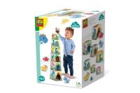 Opakowanie Wieża z klocków z figurkami dinozaurów