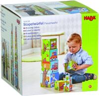 Wieża z kostek Straż pożarna. Wydawca: Haba. SmakLiter.pl Opakowanie Wieża z kostek Straż pożarna