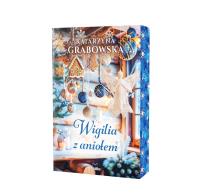 Wigilia z aniołem (barwione brzegi). Autor: Katarzyna Grabowska. SmakLiter.pl Okładka książki Wigilia z aniołem (barwione brzegi)