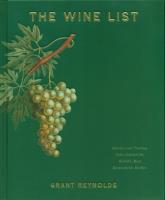 Wine List. Autor: Grant Reynolds. SmakLiter.pl Okładka książki Wine List