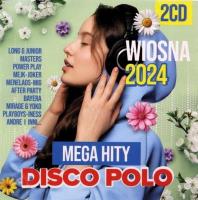 Wiosna 2024 Mega Hity Disco Polo (2CD). Wydawca: Wydawnictwo Muzyczne Folk. SmakLiter.pl Opakowanie Wiosna 2024 Mega Hity Disco Polo (2CD)