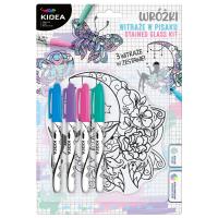 Opakowanie Witraże z markerami Wróżki Kidea 4 kolory