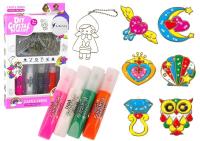 Opakowanie Witraże zawieszki DIY 6szt