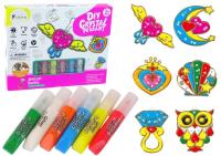 Opakowanie Witraże zawieszki DIY biżuteria 6 szt.