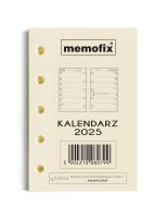 Wkład do kalendarza 2025 MEM/M/TNS A7. Wydawca: Antra kalendarze. SmakLiter.pl Opakowanie Wkład do kalendarza 2025 MEM/M/TNS A7