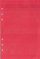 Opakowanie Wkład do organizera A5 kratka czerwona