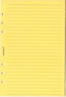 Opakowanie Wkład do organizera A5 linia żółta