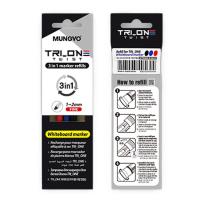 Wkłady do markerów suchościeralnych 3 kolory. Wydawca: Mungyo. SmakLiter.pl Opakowanie Wkłady do markerów suchościeralnych 3 kolory