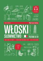 Włoski w tłumaczeniach. Słownictwo poziom A1-B1. Autor: Ciepielewska-Kowalik Anna. SmakLiter.pl Okładka książki Włoski w tłumaczeniach. Słownictwo poziom A1-B1