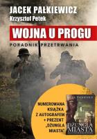 Wojna u progu z autografem / Dźungla miasta. Autor: Hannah Kristin. SmakLiter.pl Okładka książki Wojna u progu z autografem / Dźungla miasta