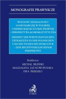 Okładka książki Wolność działalności gospodarczej...