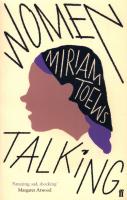 Women talking. Autor: Toews Miriam. SmakLiter.pl Okładka książki Women talking