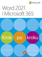 Word 2021 i Microsoft 365 Krok po kroku. Autor: Joan Lambert. SmakLiter.pl Okładka książki Word 2021 i Microsoft 365 Krok po kroku