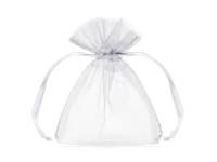 Opakowanie Woreczki z organzy biały 10cm 10szt