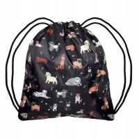Worek szkolny Psy grafitowy. Wydawca: incood.. SmakLiter.pl Opakowanie Worek szkolny Psy grafitowy
