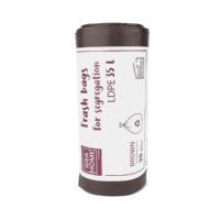 Opakowanie Worki na śmieci 35l brązowe 20szt