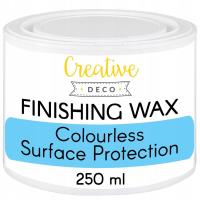 Wosk do drewna bezbarwny 250ml. Wydawca: Creative Deco. SmakLiter.pl Opakowanie Wosk do drewna bezbarwny 250ml
