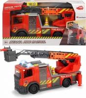 Wóz strażacki Scania 35cm. Wydawca: Dickie Toys. SmakLiter.pl Opakowanie Wóz strażacki Scania 35cm