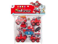 Opakowanie Wóz strażśacki do skręcania ze śrubokrętem 5szt