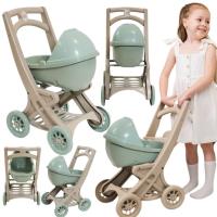 Wózek dla lalek gondola Eco. Wydawca: Doloni. SmakLiter.pl Opakowanie Wózek dla lalek gondola Eco