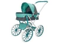 Opakowanie Wózek gondola duże koła szaro-miętowy