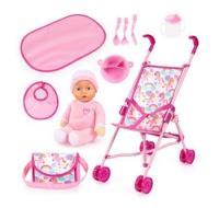 Wózek spacerówka z lalką i akcesoriami Buggy. Wydawca: Bayer Design. SmakLiter.pl Opakowanie Wózek spacerówka z lalką i akcesoriami Buggy