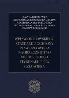 Okładka książki Wpływ ONZ-owskiego standardu ochrony praw...