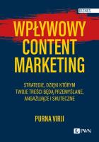 Wpływowy content marketing. Autor: Virji Purna. SmakLiter.pl Okładka książki Wpływowy content marketing