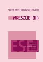 Wreszcie! III Szkice o trzeciej serii Kolekcji.... Autor: praca zviorowa. SmakLiter.pl Okładka książki Wreszcie! III Szkice o trzeciej serii Kolekcji...