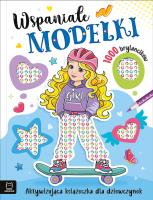 Okładka książki Wspaniałe modelki. Aktywizująca książeczka dla dziewczynek. 1000 brylancików